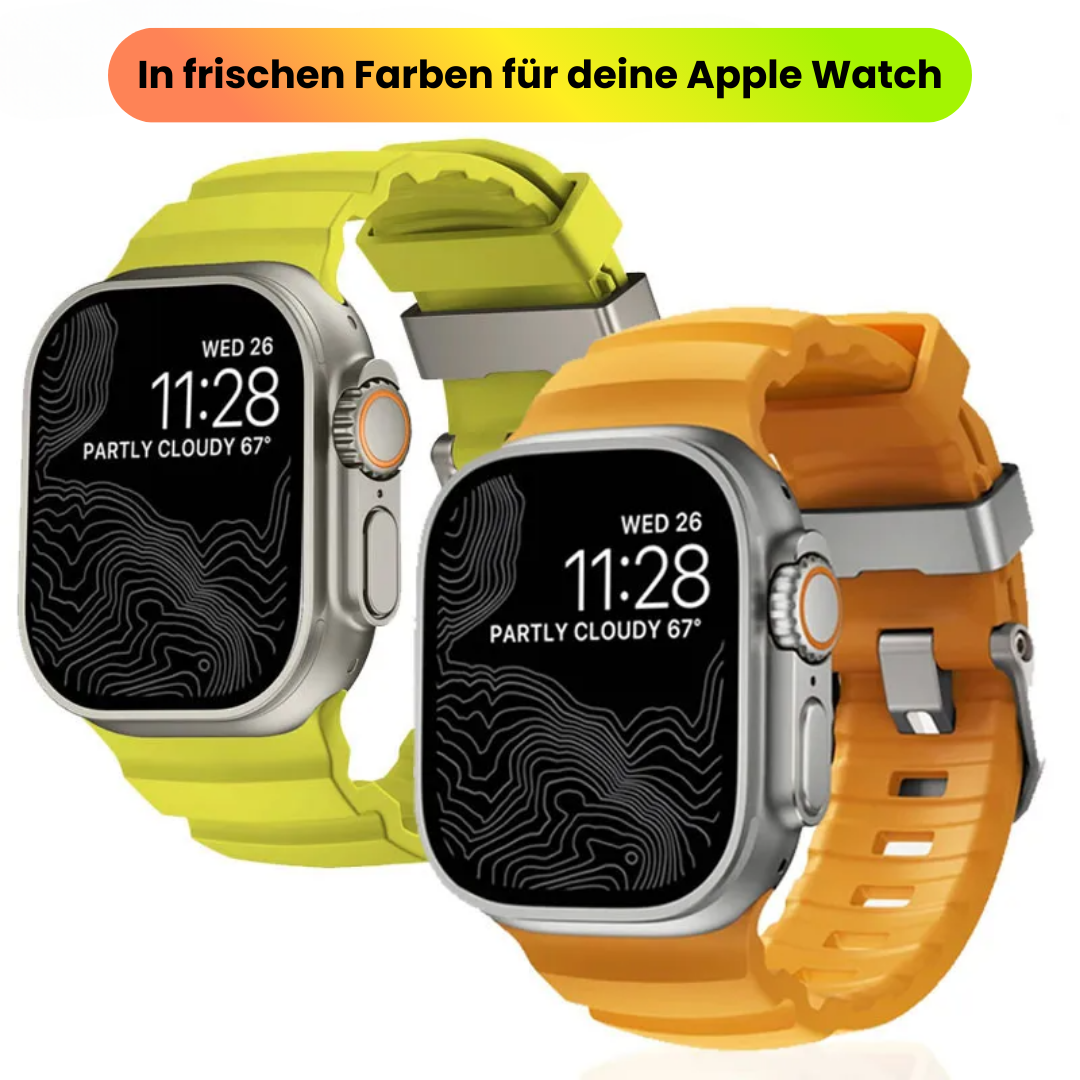 Apple Watch Silikonband "Big Block"