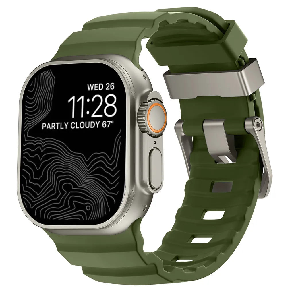 Apple Watch Silikonband "Big Block"