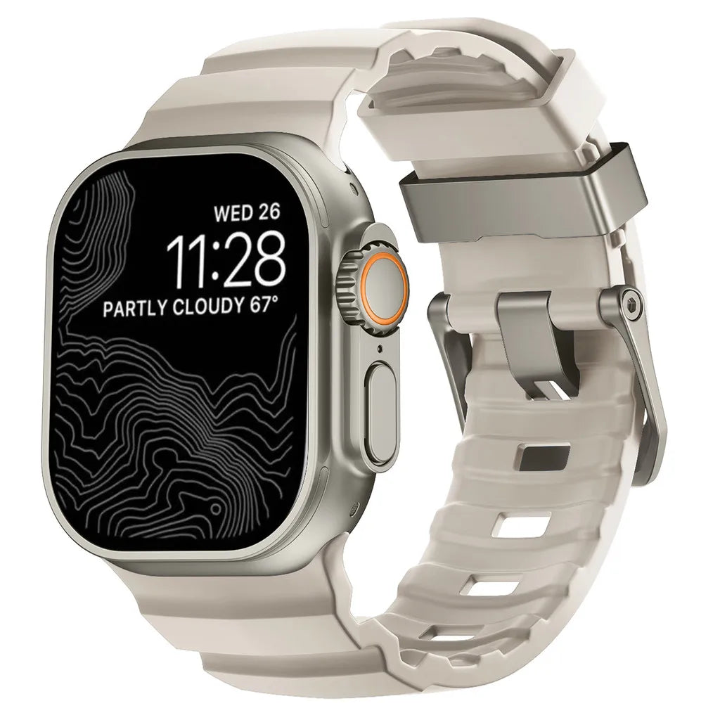 Apple Watch Silikonband "Big Block"