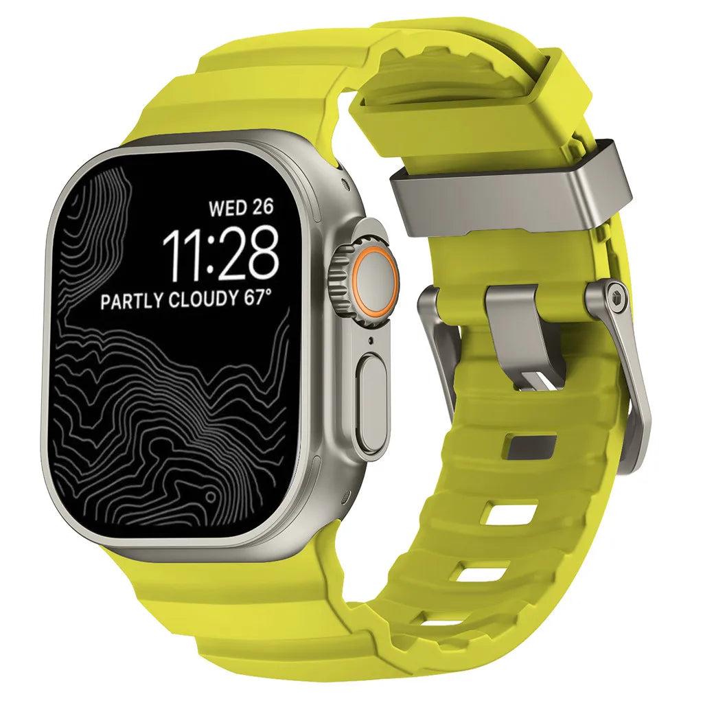 Apple Watch Silikonband "Big Block"