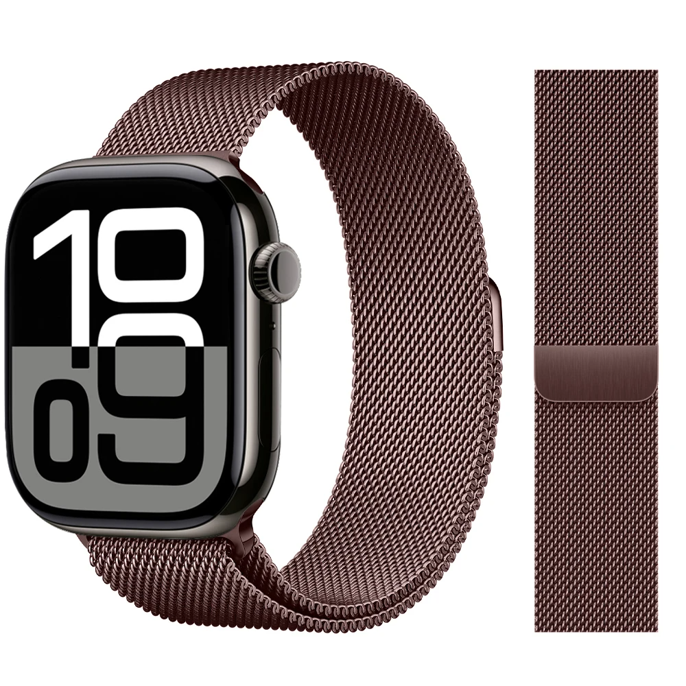 Apple Watch Edelstahlband "Milanaise"
