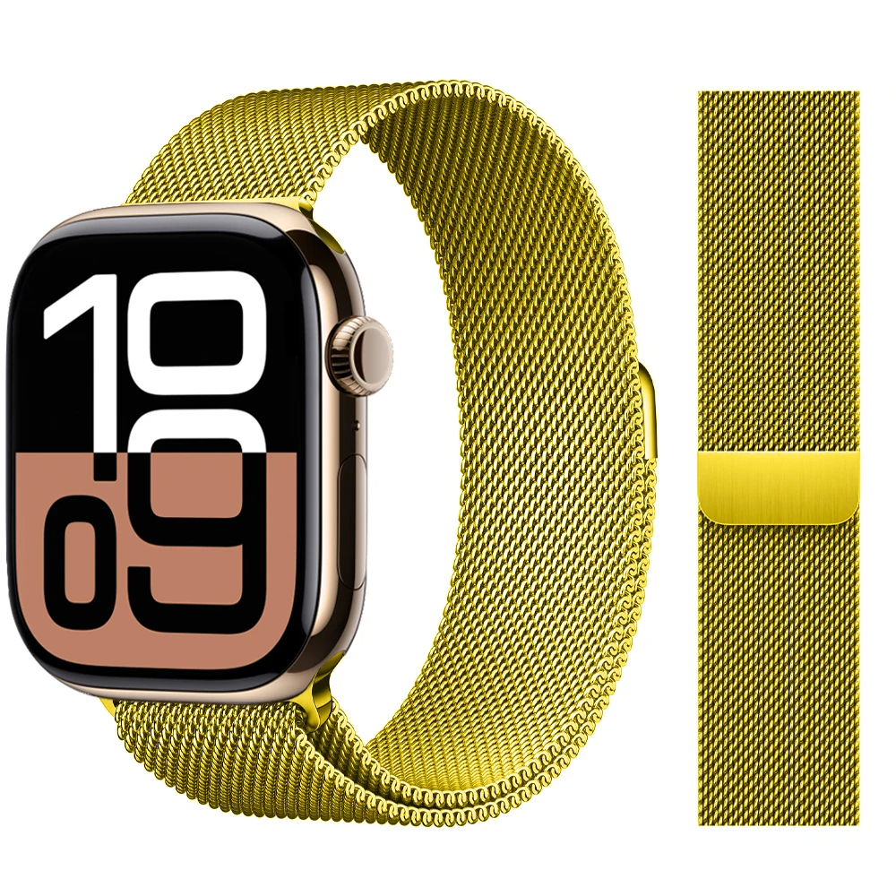 Apple Watch Edelstahlband "Milanaise"